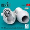 RESKIT RSU48-0537 F/A-18 Hornet exhaust nozzles for Kinetic kit (3D Printed) (1/48)